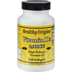 Healthy Origins Vitamin D3 - 2000 Iu - 240 Softgels