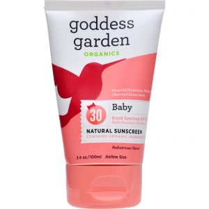Comprar goddess garden organic sunscreen - baby natural spf 30 lotion - 3. 4 oz preço no brasil bebê e crianças suplemento importado loja 3 online promoção - 29 de maio de 2023