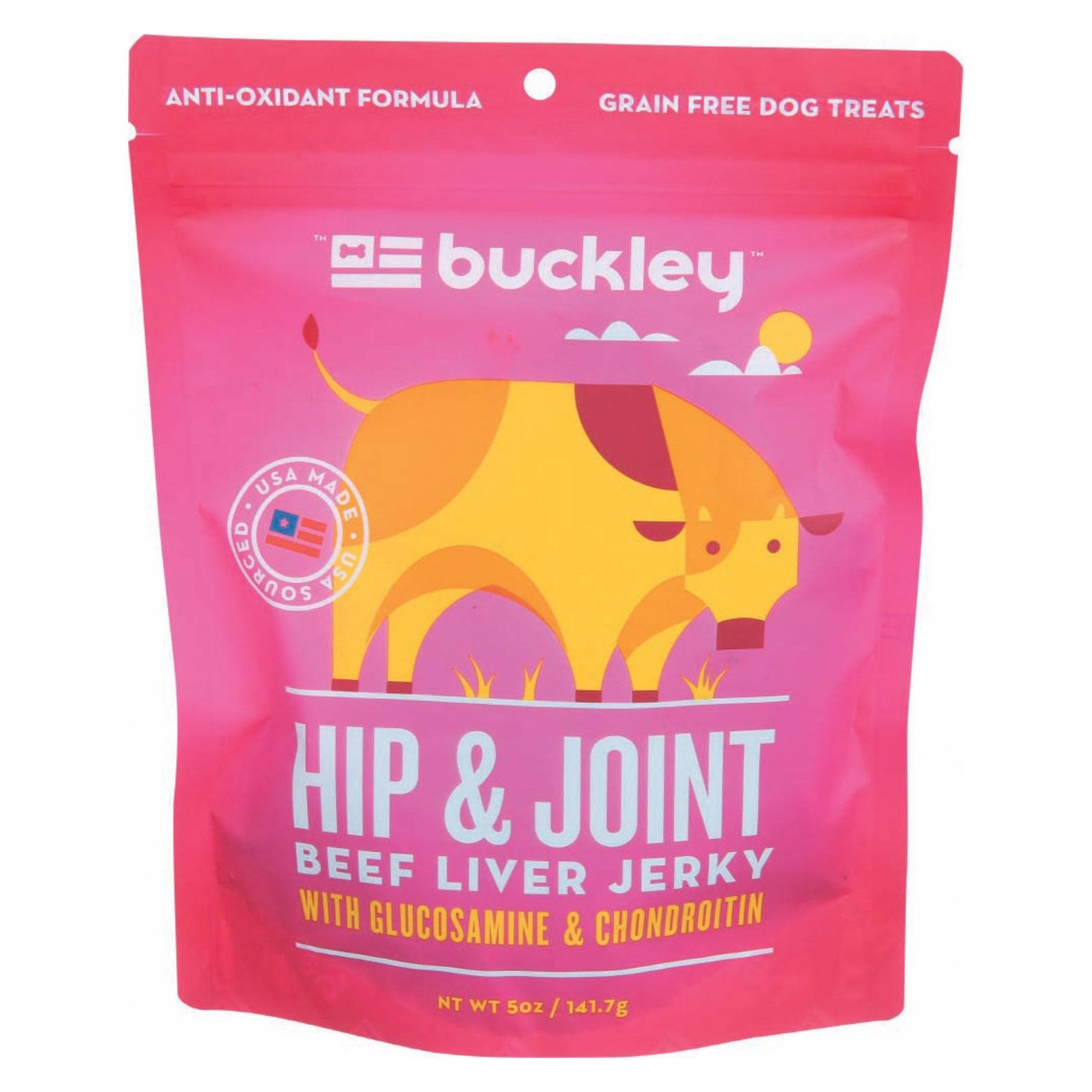 Buckley Hip And Joint Jerky - Beef - Case Of 6 - 5 Oz.