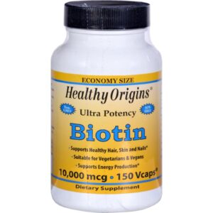 Healthy Origins Biotin - 10,000 Mcg - 150 Vcaps