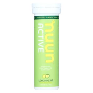 Nuun Hydration Nuun Active - Lemon And Lime - Case Of 8 - 10 Tablets