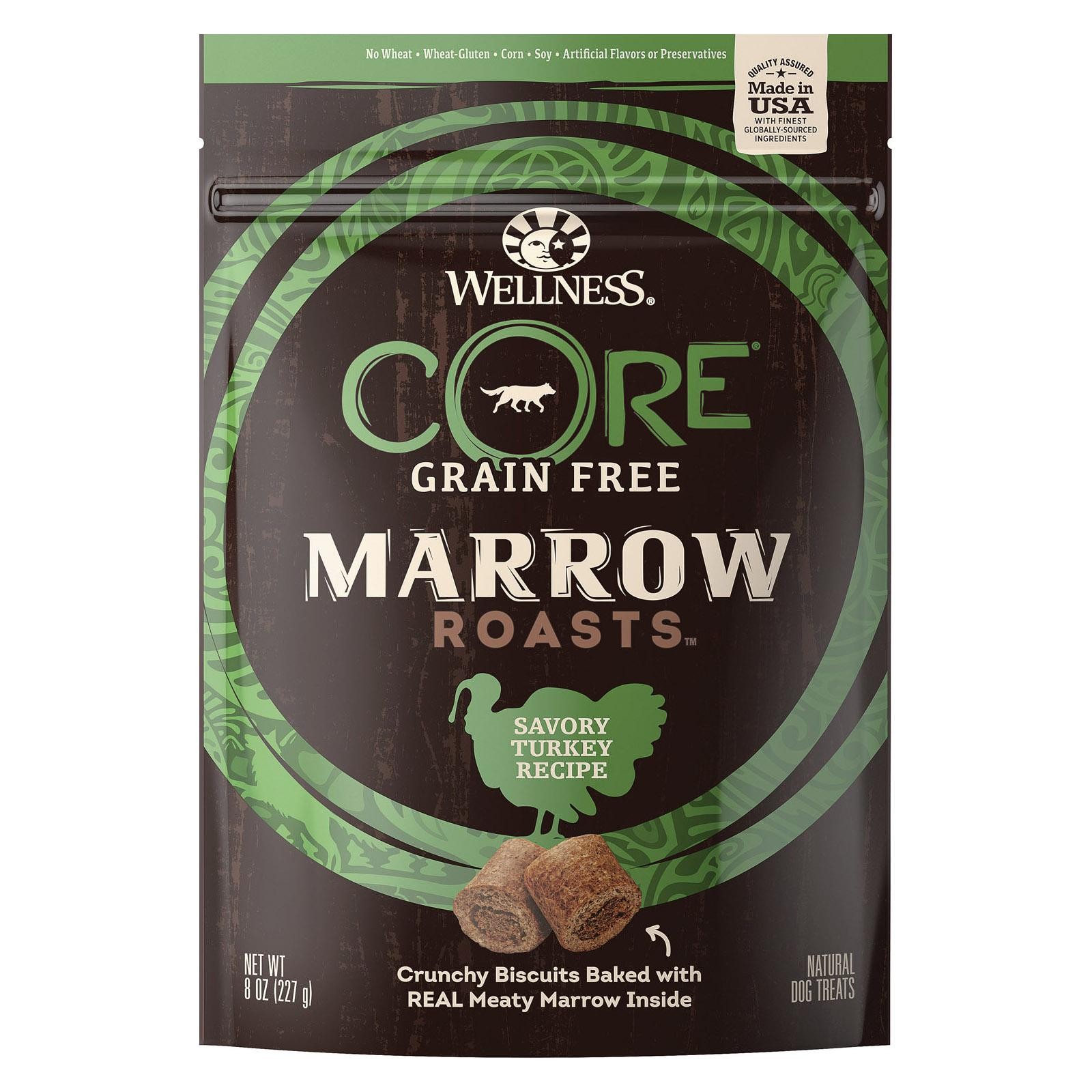 Wellness Core Dog Food - Marrow Roasts Savory Turkey Recipe - Case Of 8 - 8 Oz.