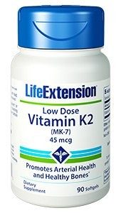 Life Extension Low-Dose Vitamin K2 | 45 mcg, 90 softgels