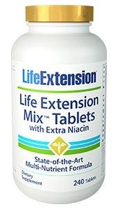 Life Extension Life Extension Mix&trade; Tablets with Extra Niacin | 240 Tablets