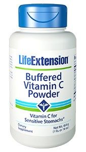 Life Extension Buffered Vitamin C Powder | Net Wt. 454 g (1 lb. or 16 oz.)
