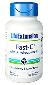 Life Extension Fast-C&reg; with Dihydroquercetin | 120 vegetarian tablets