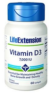 Life Extension Vitamin D3 | 7,000 IU, 60 softgels