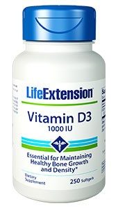 Life Extension Vitamin D3 | 1,000 IU, 250 softgels