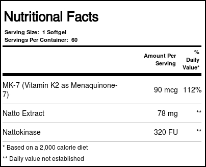 Jarrow Formulas MK-7 60 Cápsulas - Imagem 3