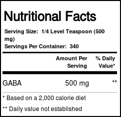 Now Foods GABA 500 mg Pó 6 oz - Imagem 2