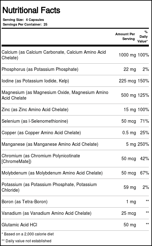 Solaray Mega multi Mineral - ferro livre 100 Cápsulas - Imagem 5