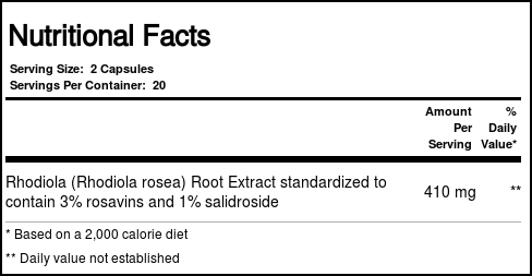 Enzymatic Therapy Rhodiola Energia 40 Cápsulas - Imagem 3