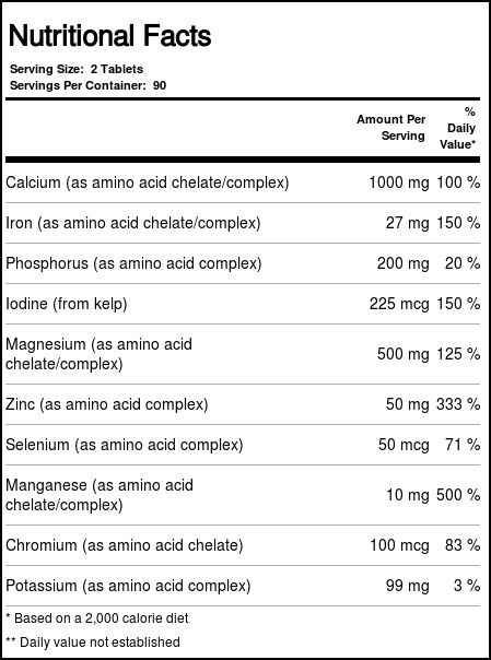 Nature's Plus Ultra Mins 180 Tabletes - Imagem 3