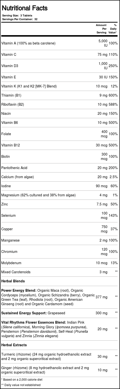 New Chapter Perfect Energia - 96 Tabletes - Imagem 3