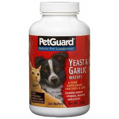 PetGuard Levedura e alho Wafers 160 Wafers