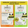 Comprar zarbee's, naturals, baby immune support & cough syrup + mucus value pack, 2 fl oz (59 ml) each preço no brasil saúde infantil suplemento importado loja 7 online promoção - 17 de abril de 2024