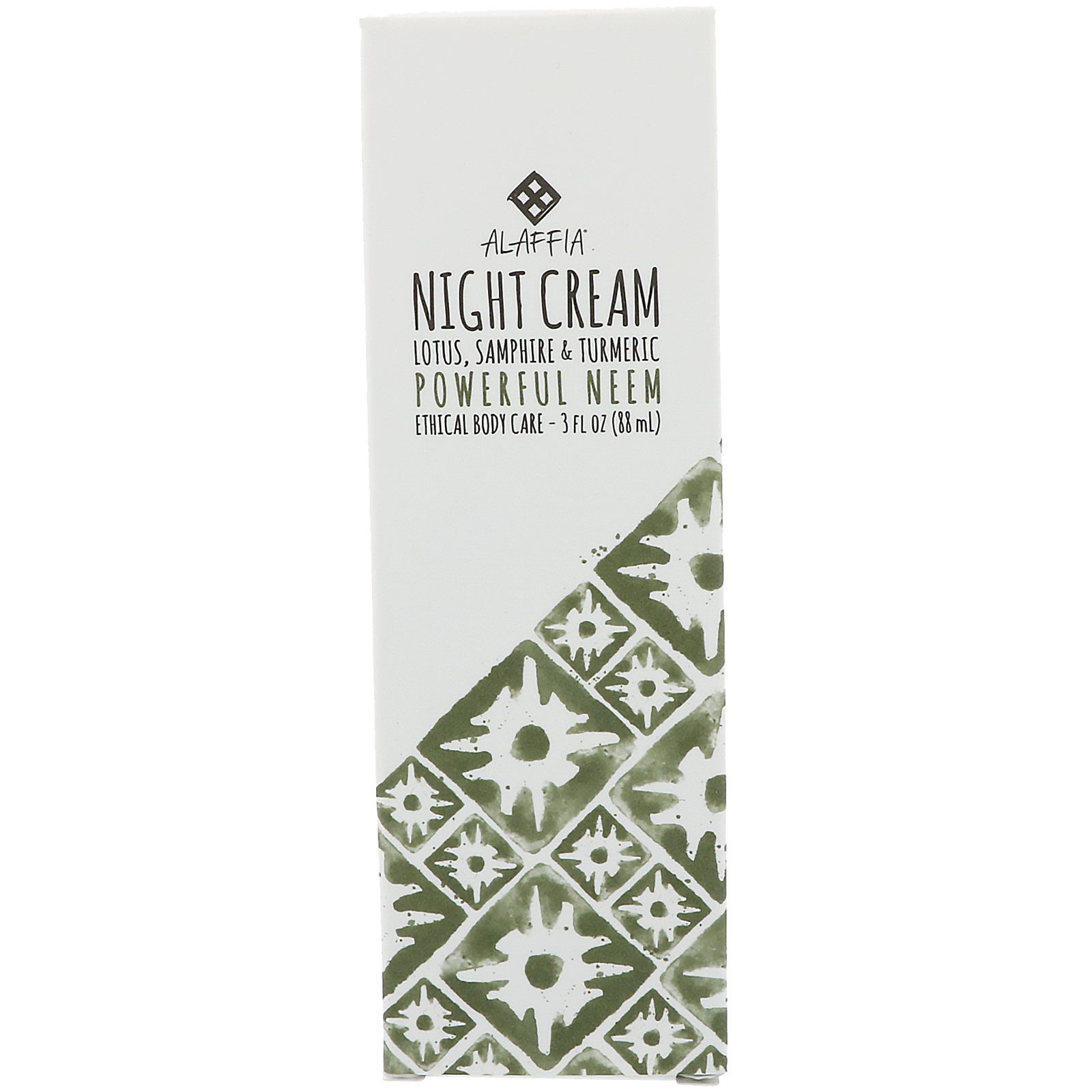 Alaffia, Creme Para a Noite, Neem Poderoso, 3 fl oz (88 ml)