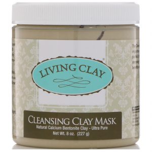 Comprar living clay, cleansing clay mask, 8 oz (227 g) preço no brasil máscaras e peelings faciais suplemento importado loja 21 online promoção - 28 de novembro de 2023