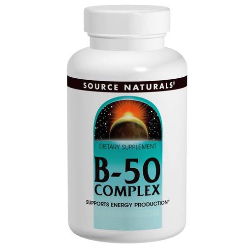 Source Naturals B-50 Complexo 250 Tabletes