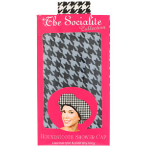 Betty Dain Creations, LLC, The Socialite Collection, Touca para banho Pied-de-Poule, 1 Shower Cap
