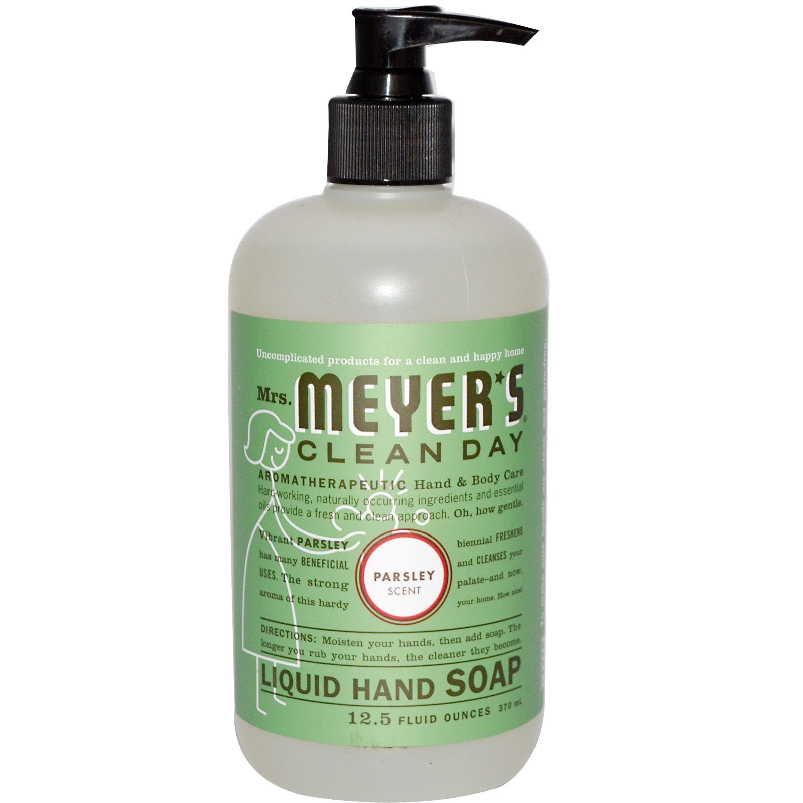 Mrs. Meyers Clean Day, Sabonete Líquido para Mãos, Fragrância de Salsinha, 12,5 onças fluidas (370 mL) - Imagem 2