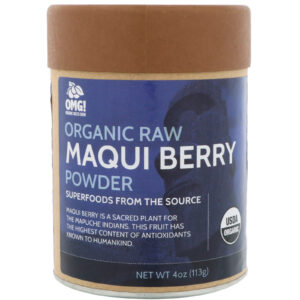 OMG! Food Company, LLC, Orgânico, Pó de Maqui Berry Natural, 4 oz (113 g)