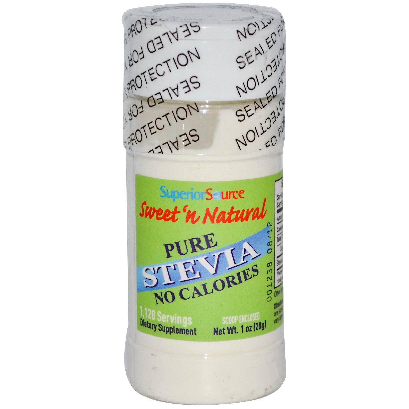 Superior Source, Doce e Natural, Estévia Pura, 1 oz (28 g) - Imagem 2