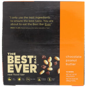 Best Bar Ever, Chocolate e Manteiga de Amendoim, 12 Barras, 1,41 oz (40 g) Cada