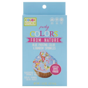 ColorKitchen, Party, Cores da Natureza, Cobertura Azul Polvilhada com Arco-Íris, 1.33 oz (37,74 g)