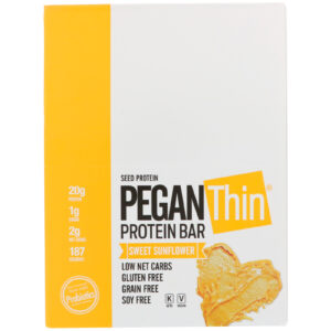 Julian Bakery, Pegan Thin Protein Bar, Sweet Sunflower, 12 Bars, 2.29 oz (65 g)