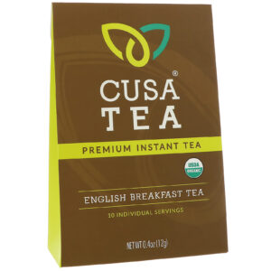 Cusa Tea, Orgânico, chá do Café da manhã inglês, 10 porções individuais, 0,04 onças (1,2 g) cada