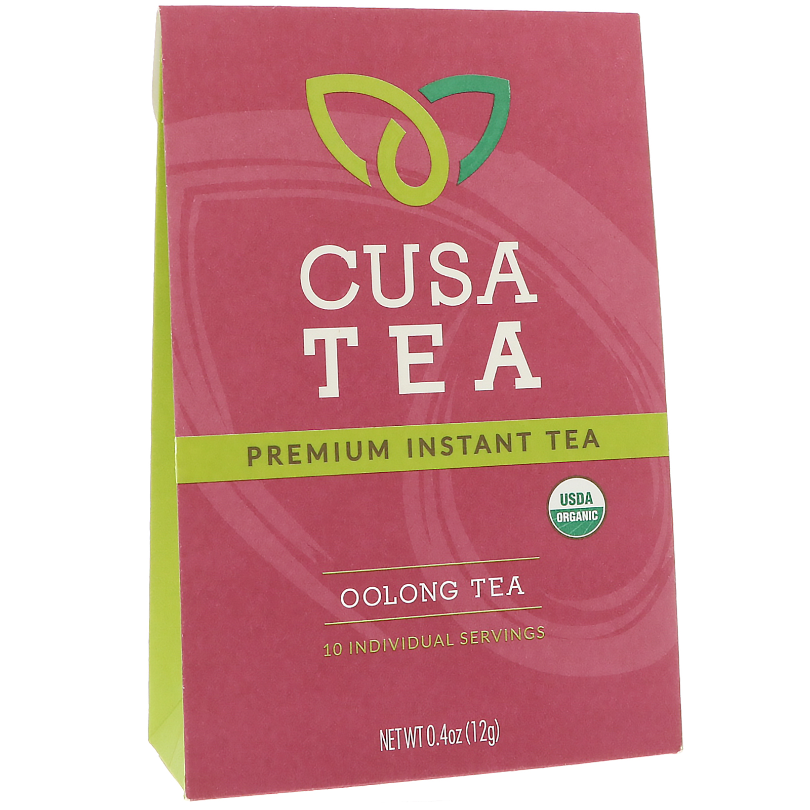 Cusa Tea, Orgânico, Chá Oolong, 10 Porções Individuais, 0,04 onças (1,2 g) cada