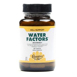 Country Life Água Fatores de 60 Tabletes