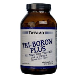 Twinlab Tri Boro Além disso, 240 Cápsulas