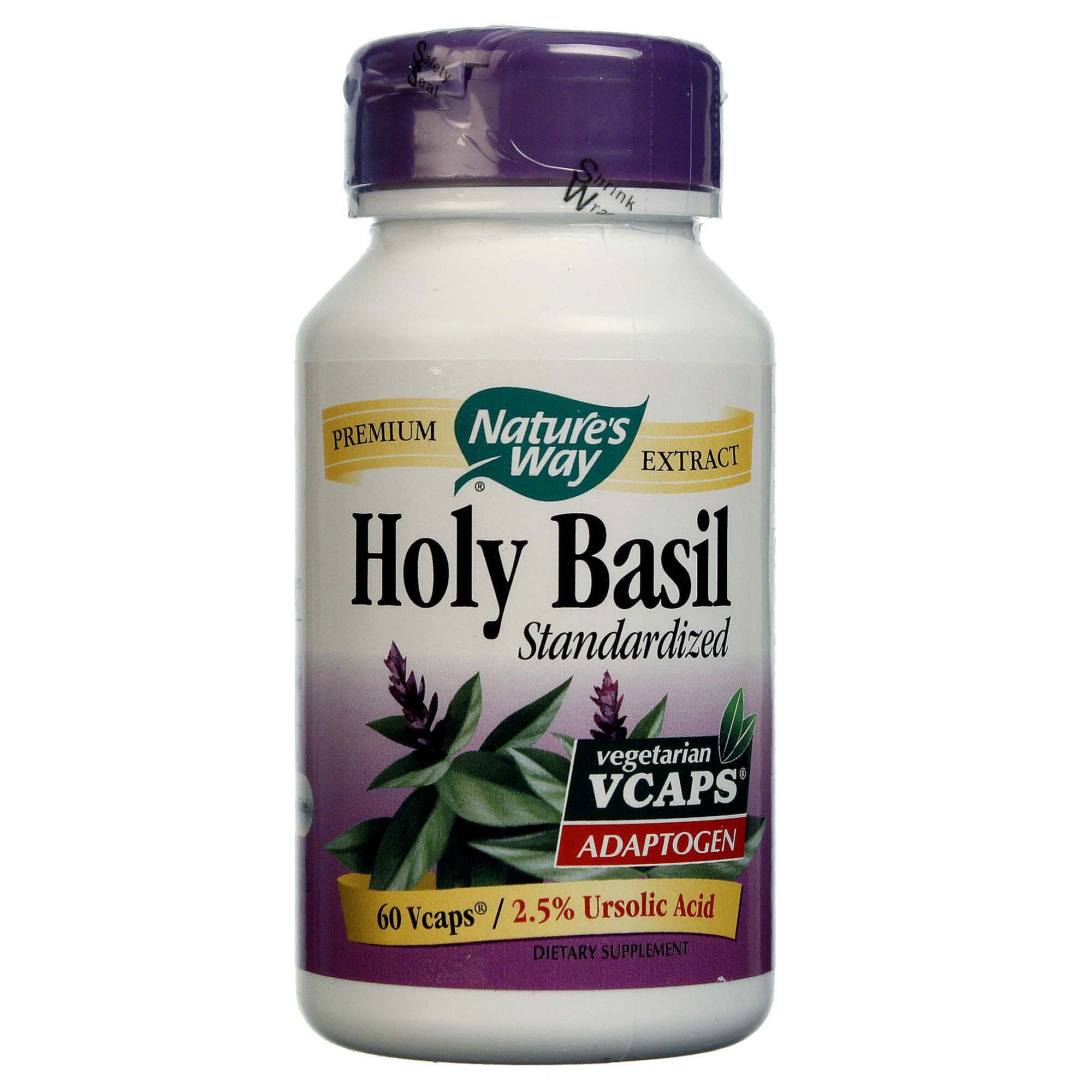 Nature's Way Holy Basil 60 Cápsulas Vegetarianas