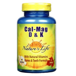 Nature's Life Cal-Mag D e K 60 Tabletes