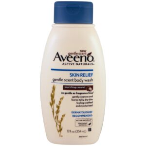 Aveeno, Skin Relief Gentle Scent Body Wash, Nourishing Coconut, 12 fl oz (354 ml)