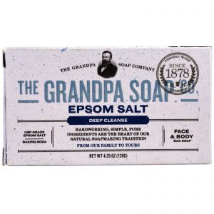 Comprar grandpa's, sabonete para rosto e corpo, limpeza profunda, sal amargo, 120 g preço no brasil sabonetes / banho suplemento importado loja 15 online promoção - 28 de setembro de 2023