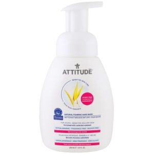 ATTITUDE, Limpadador Espumante Natural para Mãos, Sem Fragrância, 250 ml