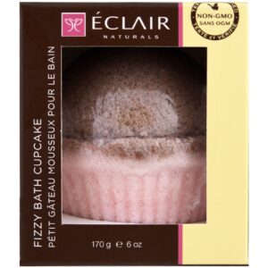 Eclair Naturals, Cupcake de Banho de Espuma, Rosa e Sândalo, 6 oz (170 g)