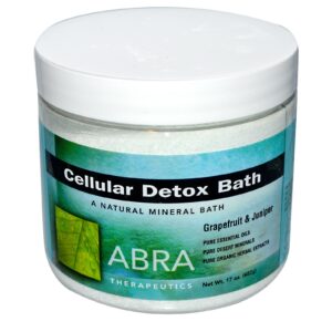 Abra Therapeutics, Banho de Desintoxicação Celular, Toranja e Zimbro, 482 ml (17 oz)