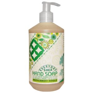 Everyday Shea, Sabonete para Mãos, Frisson de Hortelã, 12 fl oz (354 ml)