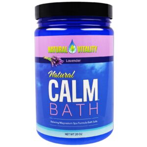 Natural Vitality, Sais De Banho Relaxantes Naturais, Lavanda, 567g