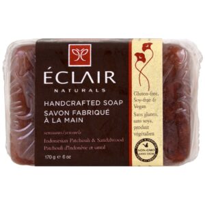 Eclair Naturals, Sabonete Feito à Mão, Patchouli da Indonésia e Sândalo, 170 g