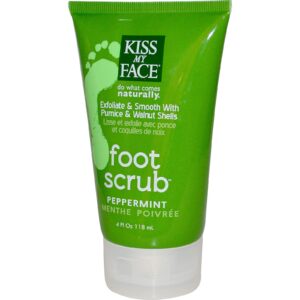 Kiss My Face, Esfoliador para Pés, Hortelã, 118 ml (4 fl oz)