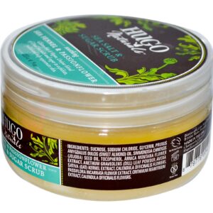 Hugo Naturals, Sal Marítimo & Açúcar Esfoliante, Funcho do Mar e Flor da Paixão, 9 oz (255 g)