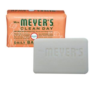 Mrs. Meyers Clean Day, Sabonete em barra diário, aroma de gerânio, 5,3 oz. (150 g)