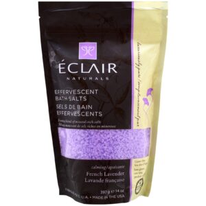 Eclair Naturals, Sais de Banho Efervescentes, Lavanda Francesa, 397 g (14 oz)