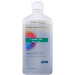 Life Flo Health, Sabonete Corporal de Carvão, Purificador Corporal Sem Sulfato, frasco de 14,5 oz (429 ml)