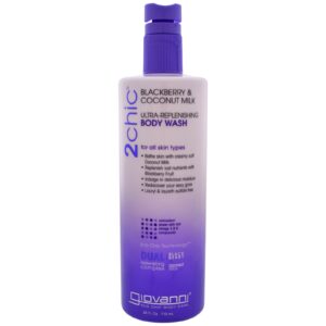 Giovanni, 2chic, Gel de Banho Ultrarrepositor, Amora-Silvestre e Leite de Coco, 710 ml (24 fl oz)